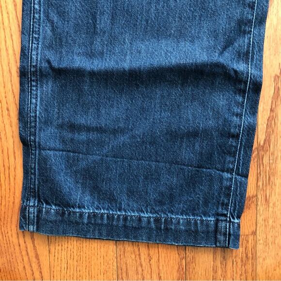 Madewell Belted Wide-Leg Cargo jeans in Marlberry Wash Denim Women’s Size 27 NWT - Picture 10 of 14